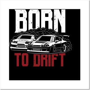 Born to drift Posters and Art